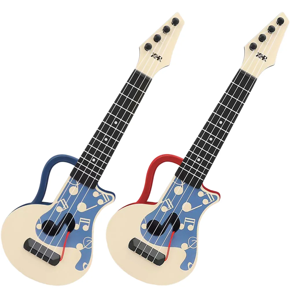 

Детская гитара 2 шт., музыкальная космическая игрушка для просвещения, подарок на день рождения, детское укулеле для малышей, можно играть в игрушки