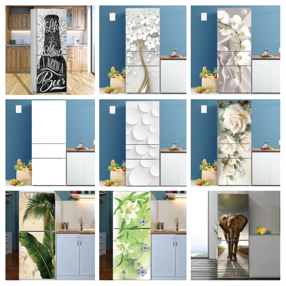 Self-adhesive Sticker On The Fridge Door Cover Decorative Film Kitchen Refrigerator Wallpaper White Flower Decal Green Full Wrap
Self-adhesive Sticker On The Fridge Door Cover Decorative Film Kitchen Refrigerator Wallpaper White Flower Decal Green Full Wrap