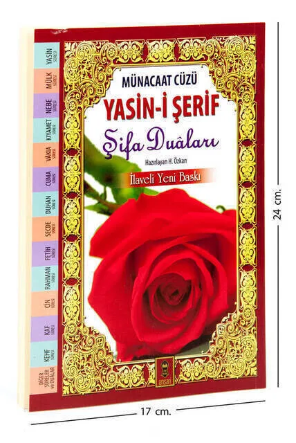 IQRAH Yasin Book-Medium Size-224 Page-Healing Prayers-Münacaat Cüzü-Ansaari Publishing House-Mawlid gift of
IQRAH Yasin Book-Medium Size-224 Page-Healing Prayers-Münacaat Cüzü-Ansaari Publishing House-Mawlid gift of