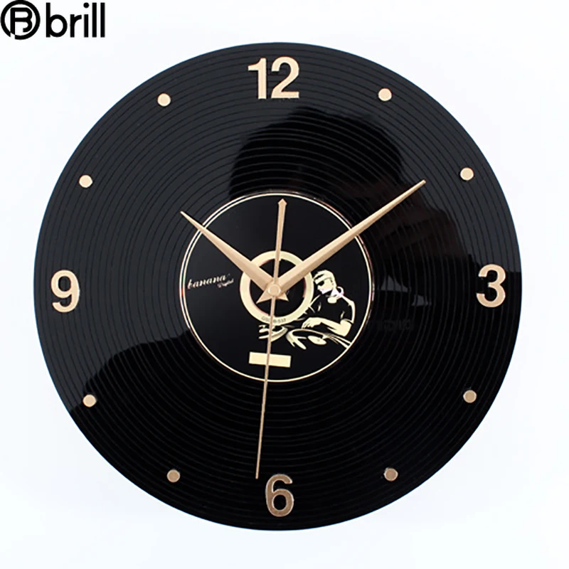 Golden Classic Retro Wall Clock 3D Vinyl CD Record Creative Black Clocks Wall Home Decor Bedroom Silent Watches Reloj De Pared
Golden Classic Retro Wall Clock 3D Vinyl CD Record Creative Black Clocks Wall Home Decor Bedroom Silent Watches Reloj De Pared