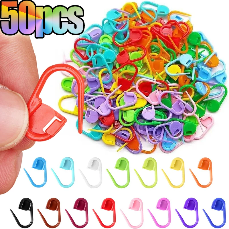 50PCS Mix Color Plastic Resin Small Clip Locking Stitch Markers Crochet Knitting DIY Sweater Needle Marking Pin Hook Sewing Tool
50PCS Mix Color Plastic Resin Small Clip Locking Stitch Markers Crochet Knitting DIY Sweater Needle Marking Pin Hook Sewing Tool