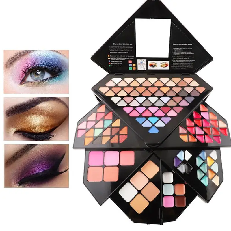 

130 Color Eye Shadow Palette Makeup Highly Tinted Girls Makeup Kit Eyeshadow Set Lipstick Highlight Blush Shading Combination