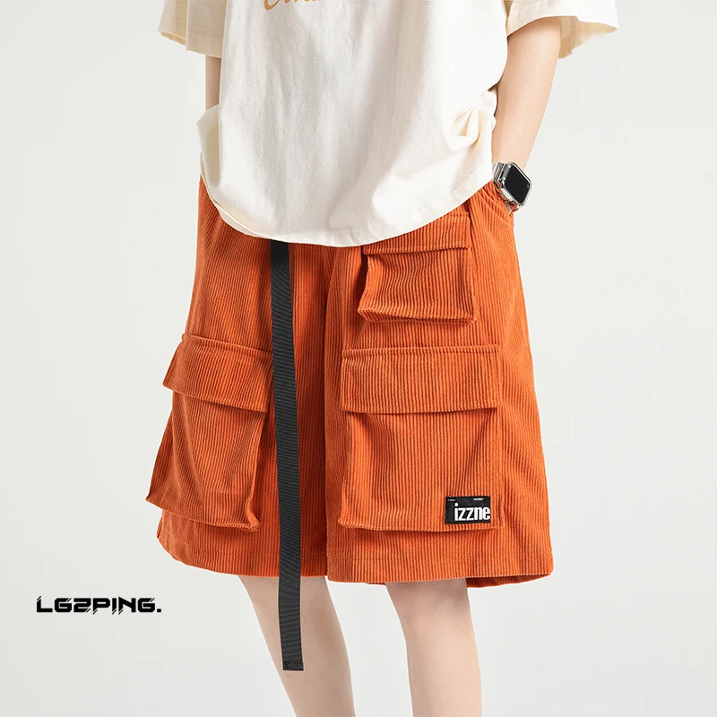 Wide Leg Corduroy Shorts Men Summer Baggy Cargo Pants Solid Color Casual Loose Harajuku Knee-length Five-Point Pants Male Shorts
Wide Leg Corduroy Shorts Men Summer Baggy Cargo Pants Solid Color Casual Loose Harajuku Knee-length Five-Point Pants Male Shorts