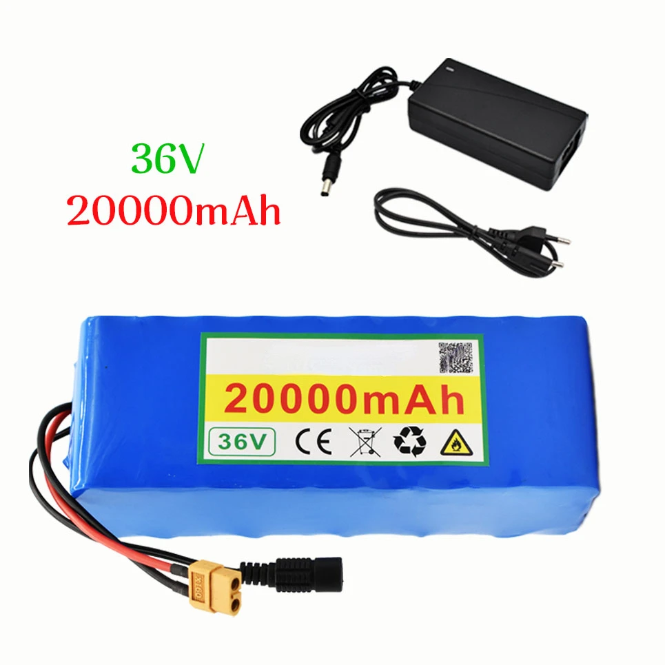36V 20Ah 18650 lithium battery pack 10S3P 20000mah 250W-500W Same port 42V Electric Scooter M365 ebike Power Battery+ Charger
36V 20Ah 18650 lithium battery pack 10S3P 20000mah 250W-500W Same port 42V Electric Scooter M365 ebike Power Battery+ Charger