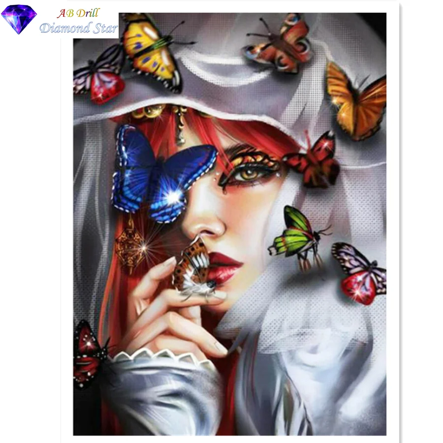 Full AB Drill Square round 5D DIY Diamond Painting Butterfly beauty Diamond Diamond Mosaic Cross Stitch Kit
Full AB Drill Square round 5D DIY Diamond Painting Butterfly beauty Diamond Diamond Mosaic Cross Stitch Kit