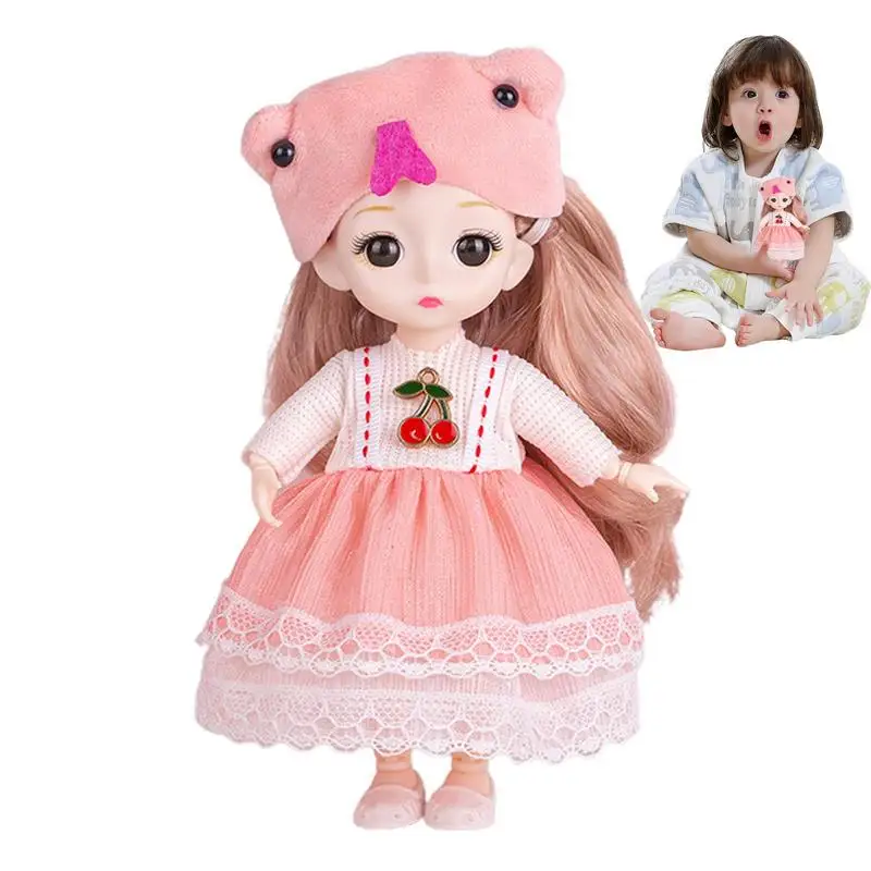 Toy Doll Costume For Girls 6.3 Inch Cute Play Doll Figure Changeable Clothes Dolls Imaginative Educational Toys For Kids Pretend
Toy Doll Costume For Girls 6.3 Inch Cute Play Doll Figure Changeable Clothes Dolls Imaginative Educational Toys For Kids Pretend