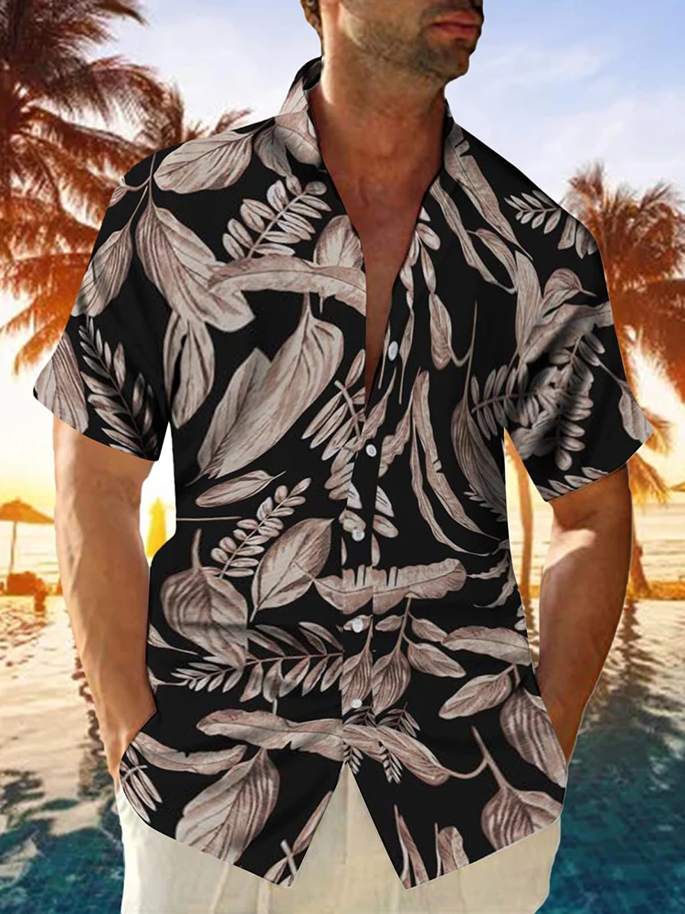 2022 Summer New Short Sleeve Tops Mens Fashion Streetwear Vintage Printed Beach Shirts Casual Men Button Turn-down Collar Shirt
2022 Summer New Short Sleeve Tops Mens Fashion Streetwear Vintage Printed Beach Shirts Casual Men Button Turn-down Collar Shirt