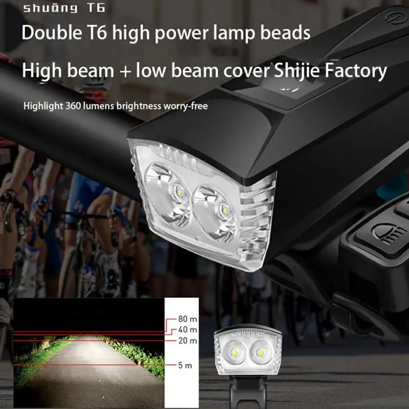 Bicycle Headlight Flashlight for bicycle Lighting Headlamp USB Rechargeable Bike Light Waterproof Lantern Mtb Accessories
Bicycle Headlight Flashlight for bicycle Lighting Headlamp USB Rechargeable Bike Light Waterproof Lantern Mtb Accessories