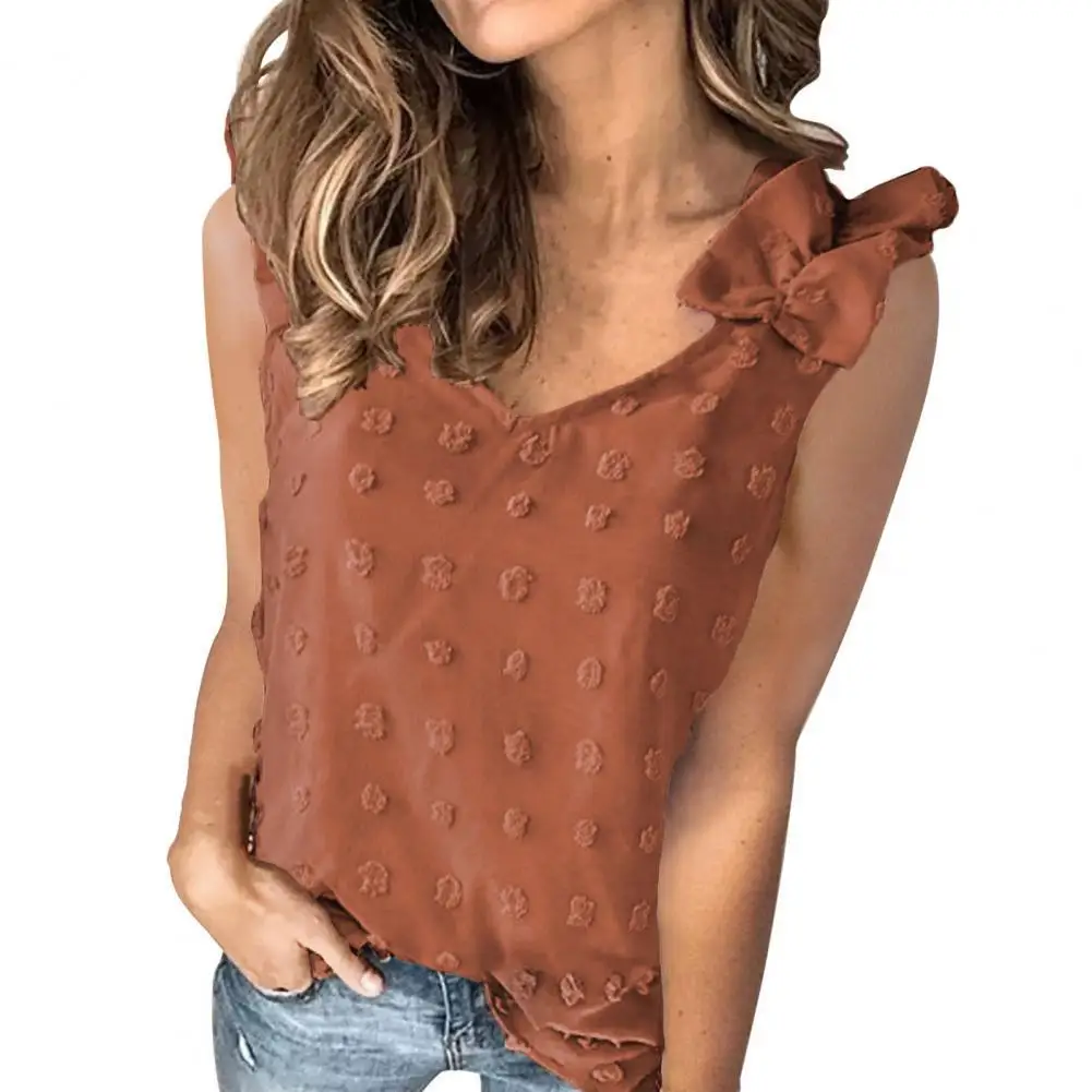 V-neck Pleated Shoulder Loose Vest Top Jacquard Decor Sleeveless Summer Blouse Streetwear Women Beach Mini Vest Summer Tee
V-neck Pleated Shoulder Loose Vest Top Jacquard Decor Sleeveless Summer Blouse Streetwear Women Beach Mini Vest Summer Tee