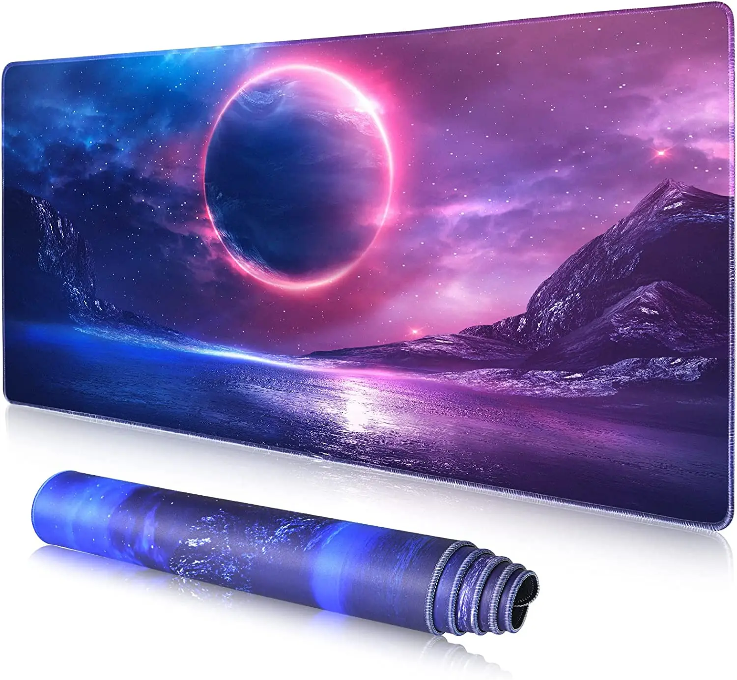 Gaming Mouse Pad Large Mouse Pad for Desk 35.4 x15.7 x0.12 Desk Mat XXL Extended Mouse Pad Waterproof Keyboard Pad Non-Slip Base
Gaming Mouse Pad Large Mouse Pad for Desk 35.4 x15.7 x0.12 Desk Mat XXL Extended Mouse Pad Waterproof Keyboard Pad Non-Slip Base
