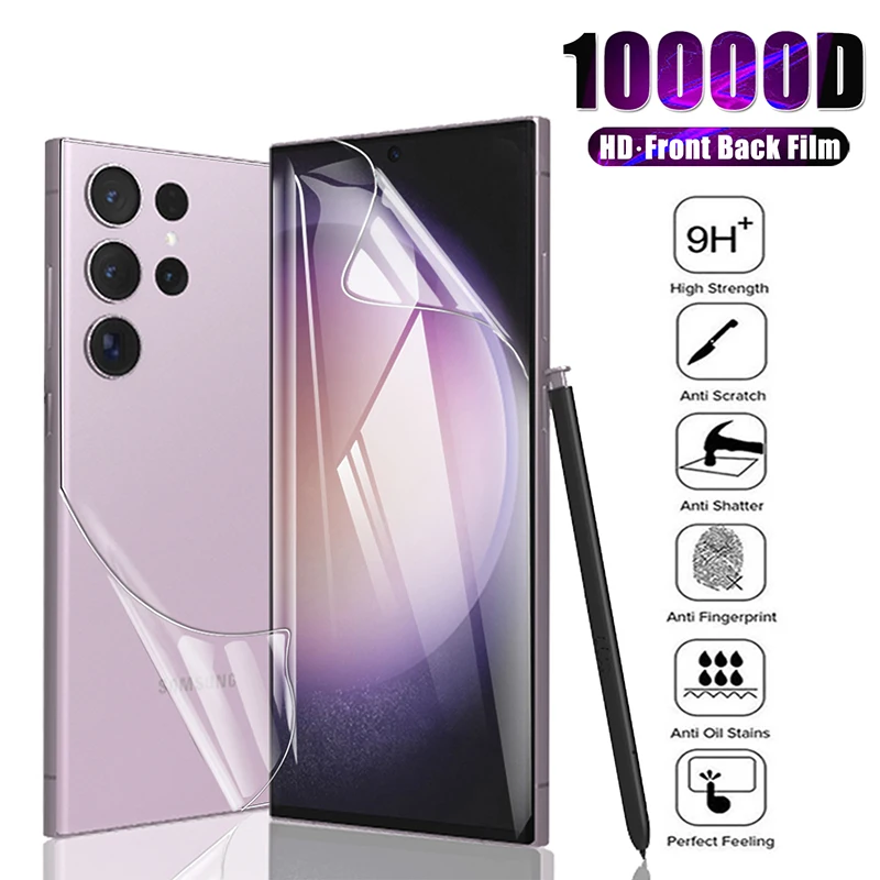Full Cover Screen Protector For Samsung Galaxy S23 S20 S21 S22 Ultra Fe Plus Hydrogel Film A53 A52 A32 A12 A21S A73 Accessories
Full Cover Screen Protector For Samsung Galaxy S23 S20 S21 S22 Ultra Fe Plus Hydrogel Film A53 A52 A32 A12 A21S A73 Accessories