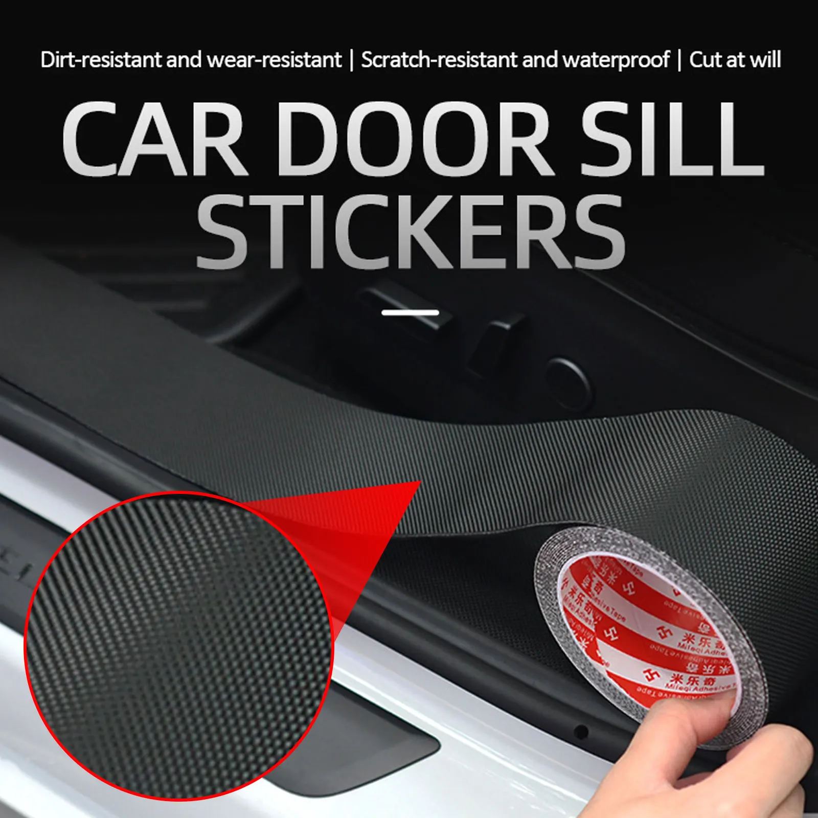 Car Stickers Car Anti Collision Protector Strip Auto Bumper Car Decoration Door Sill Protection Anti-stepping Tape
Car Stickers Car Anti Collision Protector Strip Auto Bumper Car Decoration Door Sill Protection Anti-stepping Tape