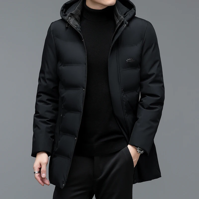Autumn and Winter 2023 New Men's Fashion Business Leisure Down Jacket Men's Plush Thickened Solid Color Coat Long Sleeve Jackets
Autumn and Winter 2023 New Men's Fashion Business Leisure Down Jacket Men's Plush Thickened Solid Color Coat Long Sleeve Jackets