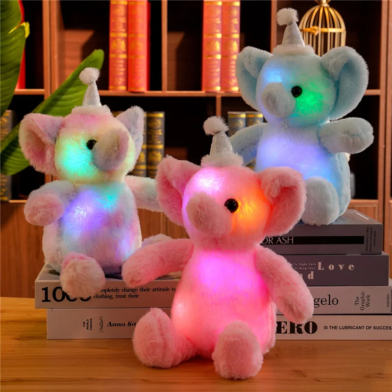Luminous Elephant Plush Toys Light Up Led Colorful Glowing Elephant Doll Animal Plush Toys For Children Christmas Gift Kids
Luminous Elephant Plush Toys Light Up Led Colorful Glowing Elephant Doll Animal Plush Toys For Children Christmas Gift Kids
