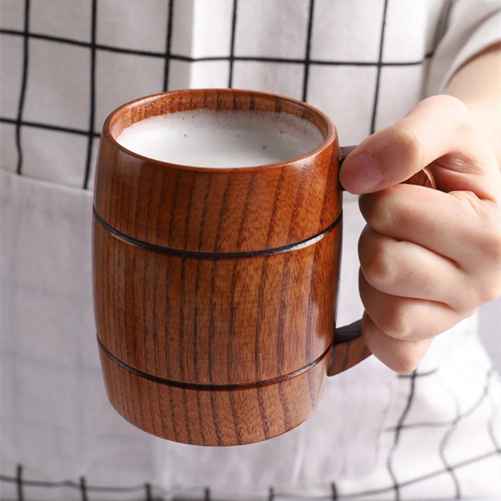 Coffee Mug Natural Wooden Beer Mug With Handle Mule Mugs Tea Water Classic Wood Drinking Mug Coffee Cup Drinkwares Party Gifts
Coffee Mug Natural Wooden Beer Mug With Handle Mule Mugs Tea Water Classic Wood Drinking Mug Coffee Cup Drinkwares Party Gifts