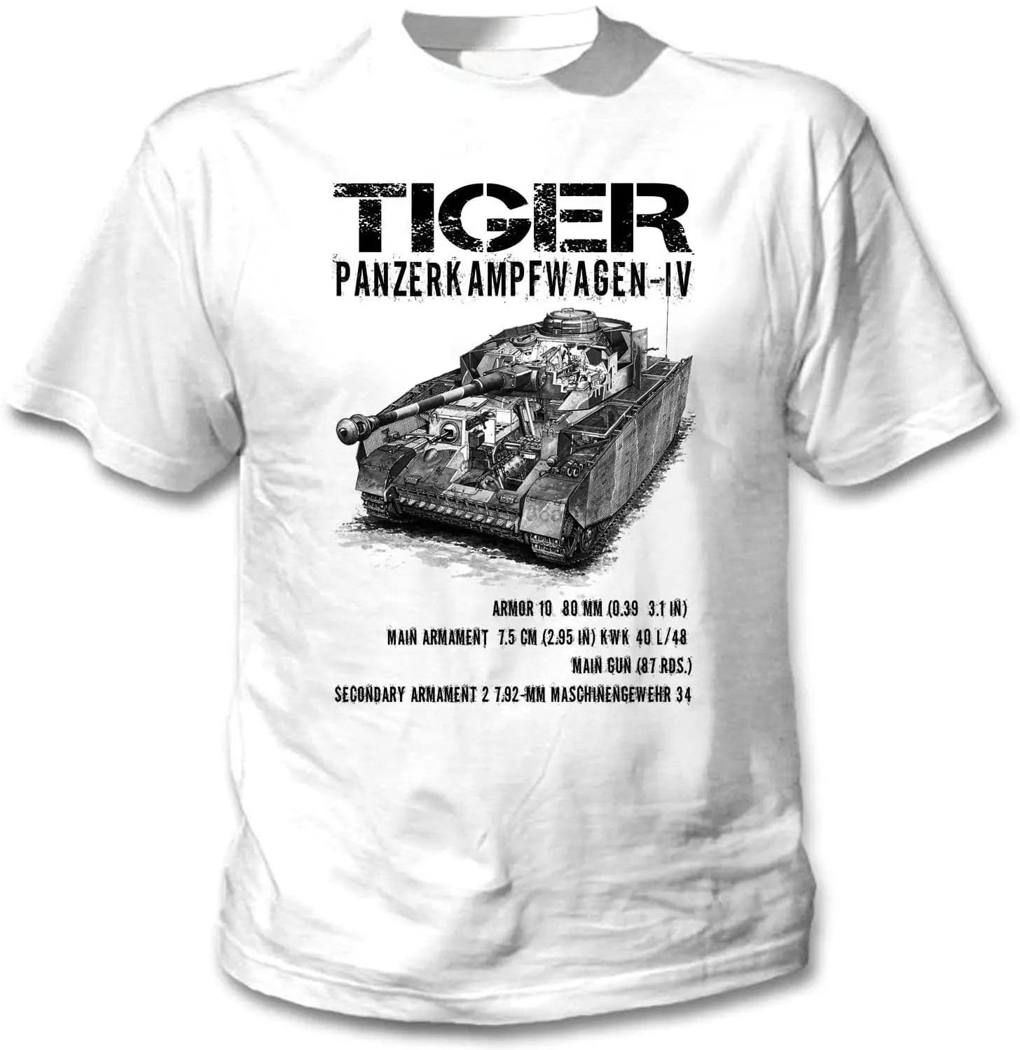 Vintage TIGER PANZER IV WWII TANK WORLD WAR II - Tee Shirt Men's 100% Cotton Casual T-shirts Loose Top Size S-3XL
Vintage TIGER PANZER IV WWII TANK WORLD WAR II - Tee Shirt Men's 100% Cotton Casual T-shirts Loose Top Size S-3XL