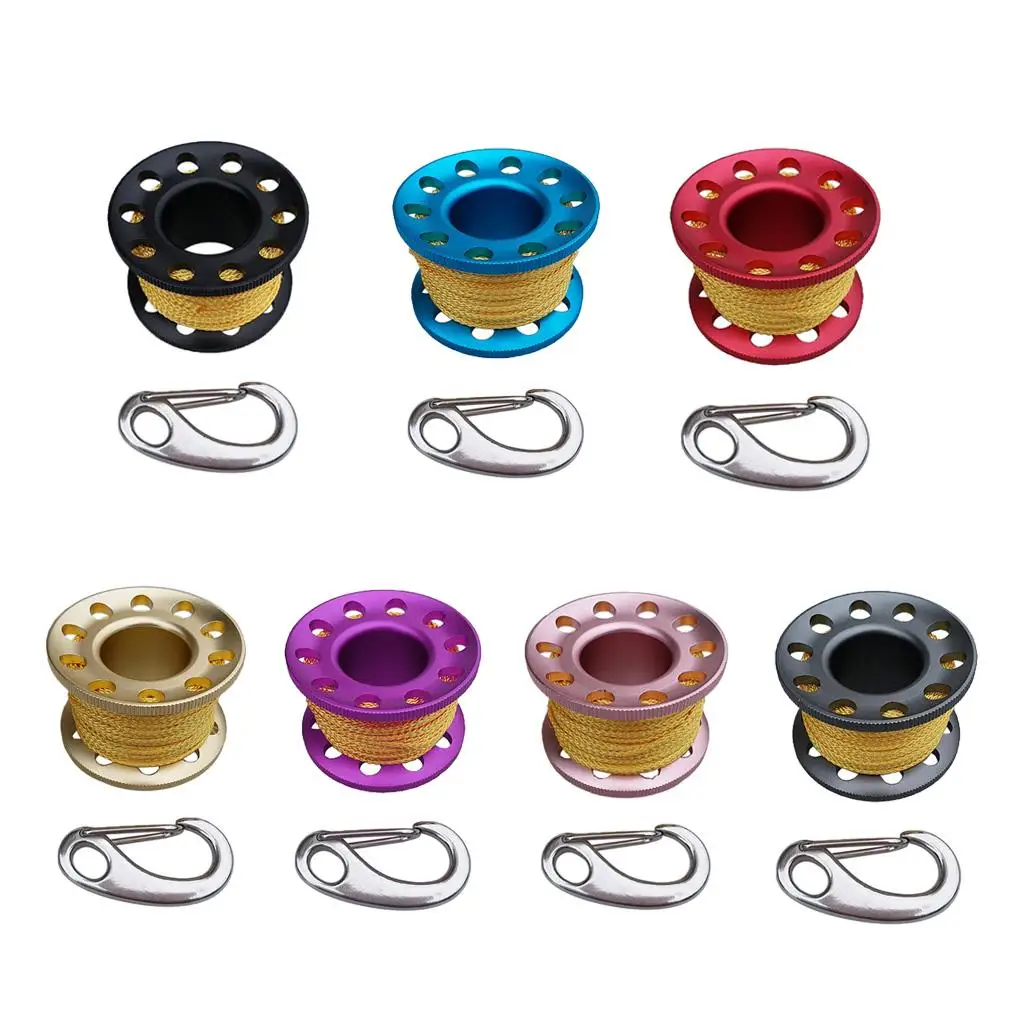 Aluminum Scuba Diving Finger Spool +10m Line + for Divers Underwater Sports
Aluminum Scuba Diving Finger Spool +10m Line + for Divers Underwater Sports