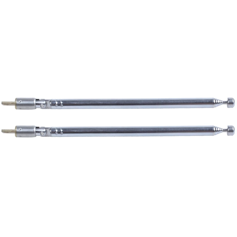 HOT-2X Replacement 49Cm 19.3 Inch 6 Sections Telescopic Antenna Aerial For Radio TV
HOT-2X Replacement 49Cm 19.3 Inch 6 Sections Telescopic Antenna Aerial For Radio TV