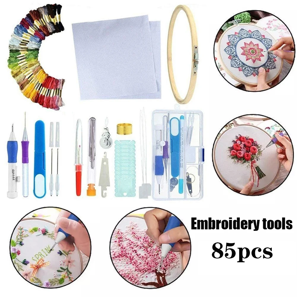 DIY Plants Pattern Embroidery Set Needlework Tools Printed Beginner Embroidery Round Cross Stitch Kit Sewing Craft Kit With Hoop
DIY Plants Pattern Embroidery Set Needlework Tools Printed Beginner Embroidery Round Cross Stitch Kit Sewing Craft Kit With Hoop