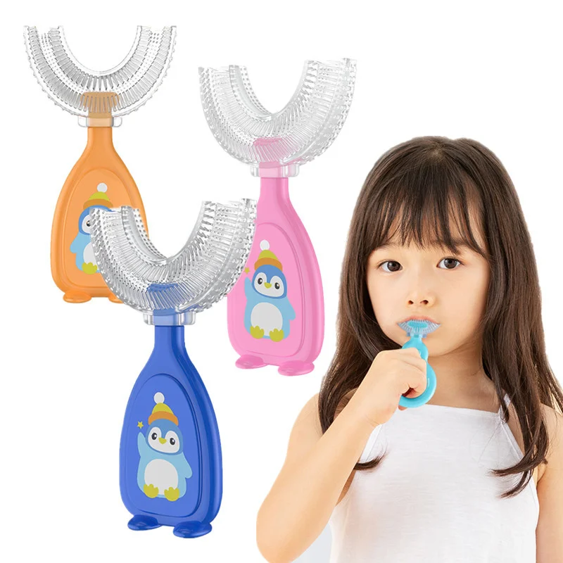 Baby Toothbrush 360 Degree U-shaped Child Teethers Soft Food Grade Silicone Dental Teeth Health Care Case Holder for Newborn
Baby Toothbrush 360 Degree U-shaped Child Teethers Soft Food Grade Silicone Dental Teeth Health Care Case Holder for Newborn
