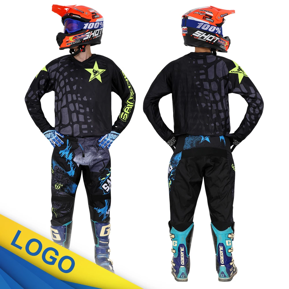 Motocross Jersey and Pants gear set Mountain Downhill Moto Set Dirt Bike print number name logo custom made
Motocross Jersey and Pants gear set Mountain Downhill Moto Set Dirt Bike print number name logo custom made