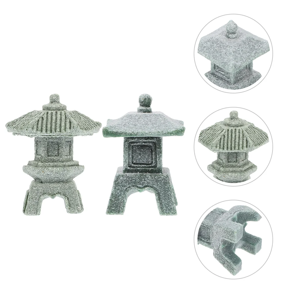 2 Pcs Japanese Tower Light Decoration Statues Mini Garden Zen Square Hole Stone Miniature Pagoda Model Tiny Small Scene
2 Pcs Japanese Tower Light Decoration Statues Mini Garden Zen Square Hole Stone Miniature Pagoda Model Tiny Small Scene
