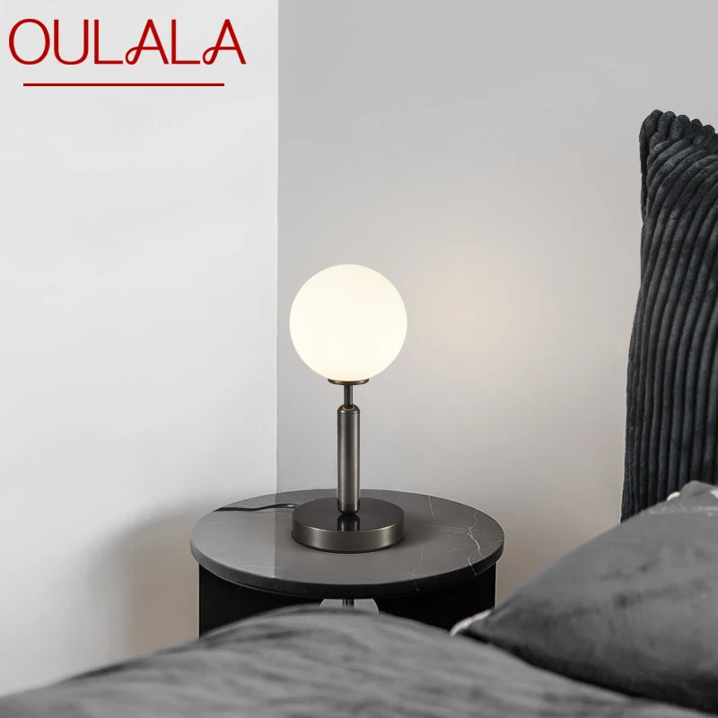 OULALA Contemporary Black Table Lamp LED Brass Desk Light Simply Creative Decoration For Home Bed Room
OULALA Contemporary Black Table Lamp LED Brass Desk Light Simply Creative Decoration For Home Bed Room