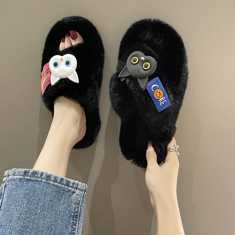 Shoes House Slippers Platform Slipers Women Fur Flip Flops Slides Fashion Med 2022 Plush Soft Luxury Flat with fur Autumn Rubber
Shoes House Slippers Platform Slipers Women Fur Flip Flops Slides Fashion Med 2022 Plush Soft Luxury Flat with fur Autumn Rubber