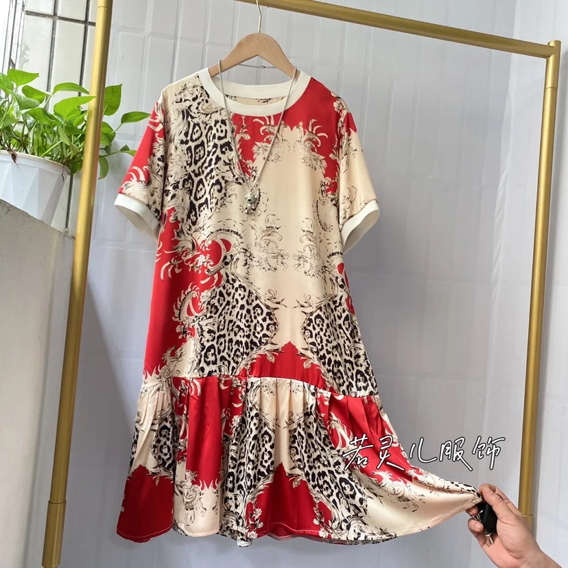 women print dresses summer loose straight dresses women short sleeve leopard dress vestido de mujer
women print dresses summer loose straight dresses women short sleeve leopard dress vestido de mujer