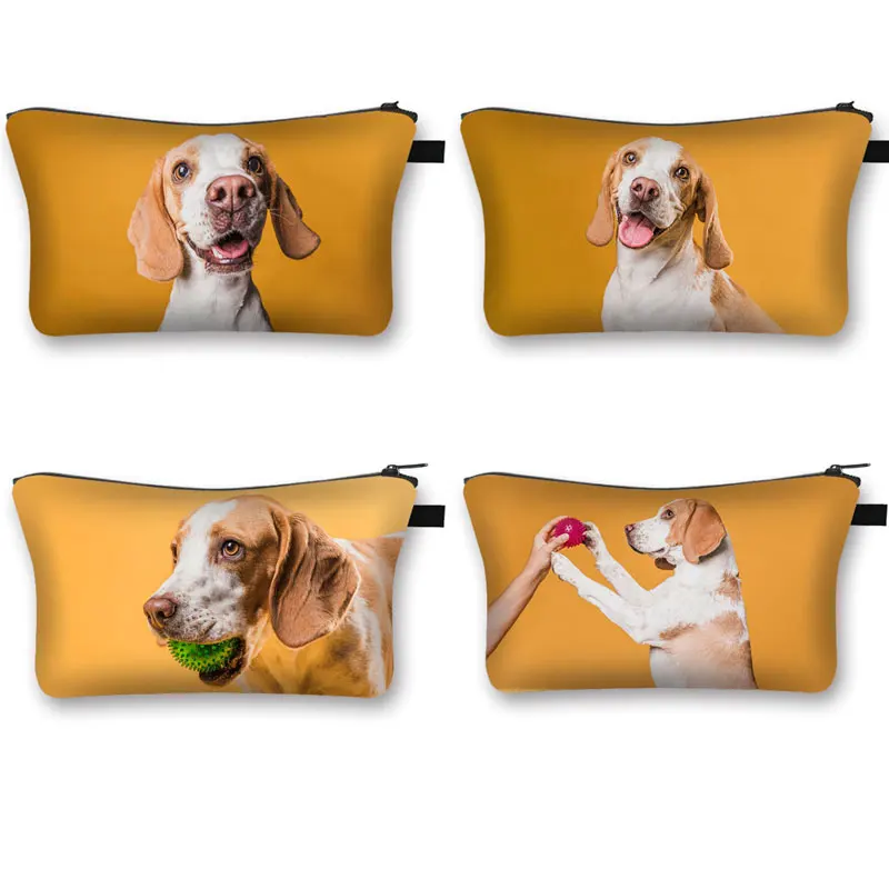 Yellow Dog Cosmetic Bag for Make Up Women Makeup Bag Kitten Puppy Cosmetic Case Girls Casual Organizer Travel Bags mini handbag
Yellow Dog Cosmetic Bag for Make Up Women Makeup Bag Kitten Puppy Cosmetic Case Girls Casual Organizer Travel Bags mini handbag