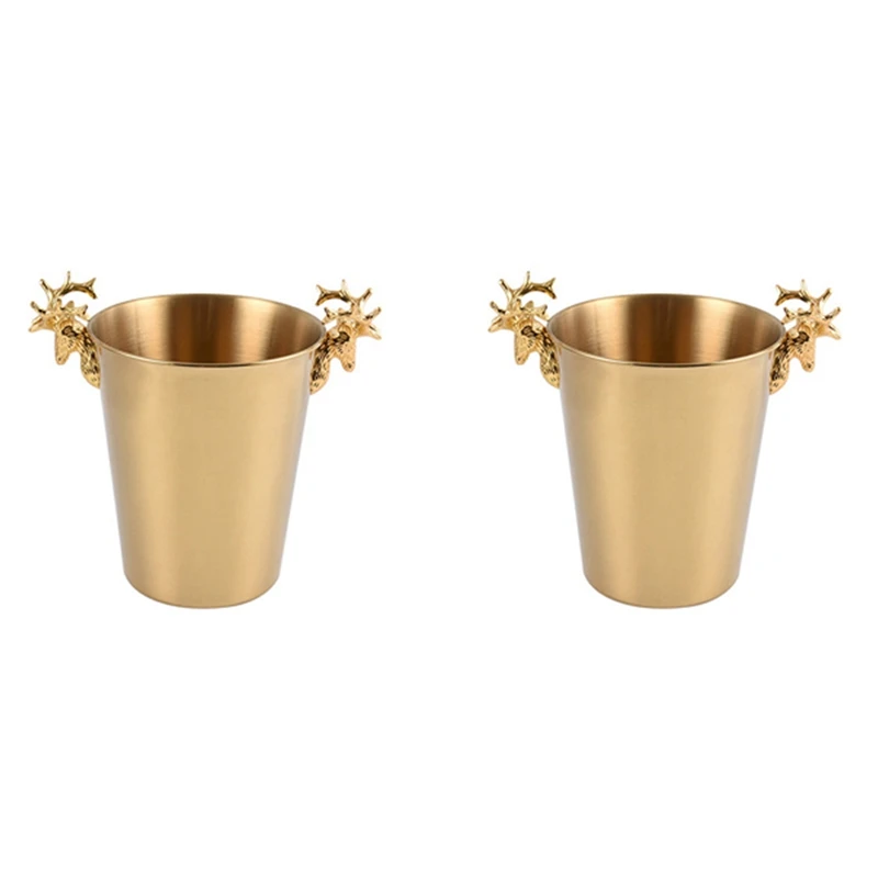 2X Ice Champagne Bucket Deer Head Wine Chiller Bottle Ice Barrel Cooler Champagne Beer Cold Water Ice Container - S
2X Ice Champagne Bucket Deer Head Wine Chiller Bottle Ice Barrel Cooler Champagne Beer Cold Water Ice Container - S