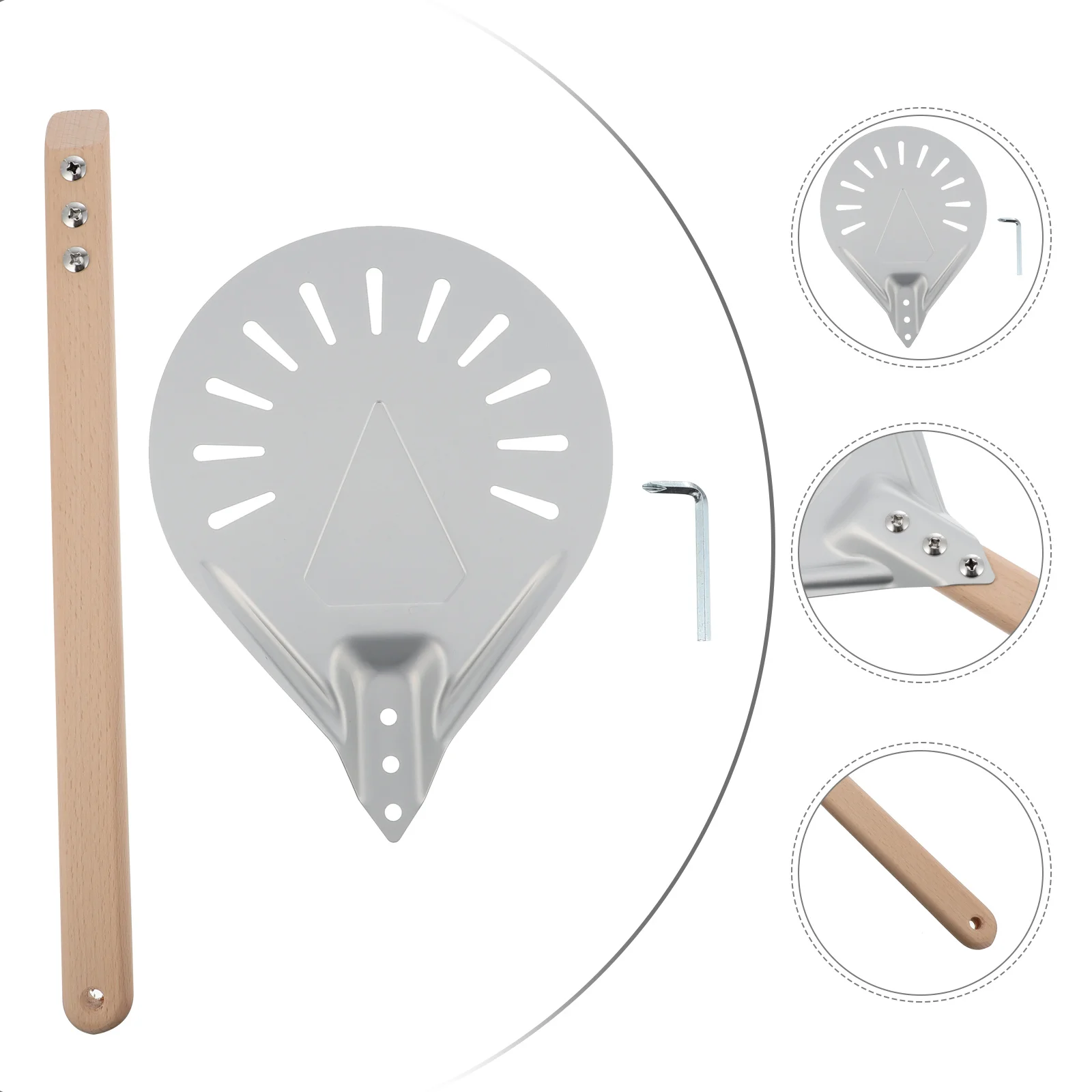 Pizza Spatula Peel Paddle Turner Pancake Wood Cake Tray Handle Inch Server Accessory Non Stick Cookie Slotted Kitchen Turning
Pizza Spatula Peel Paddle Turner Pancake Wood Cake Tray Handle Inch Server Accessory Non Stick Cookie Slotted Kitchen Turning