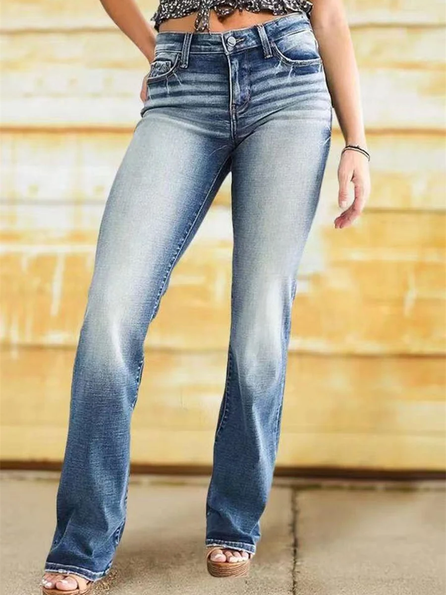 Mandylandy Женские винтажные расклешенные джинсы, модные женские осенние прямые джинсовые брюки со средней талией в стиле ретро, уличная одежда
Mandylandy Женские винтажные расклешенные джинсы, модные женские осенние прямые джинсовые брюки со средней талией в стиле ретро, уличная одежда