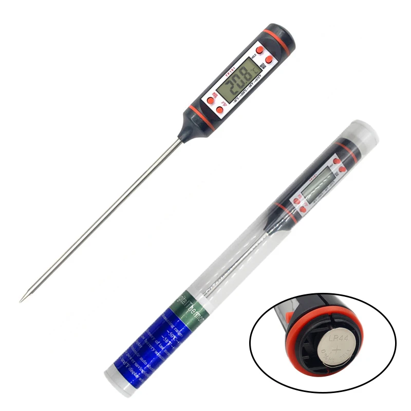 Kitchen Digital BBQ Food Thermometer Meat Cake Candy Fry Grill Dinning Household Cooking Thermometer Gauge Oven Thermometer Tool
Kitchen Digital BBQ Food Thermometer Meat Cake Candy Fry Grill Dinning Household Cooking Thermometer Gauge Oven Thermometer Tool