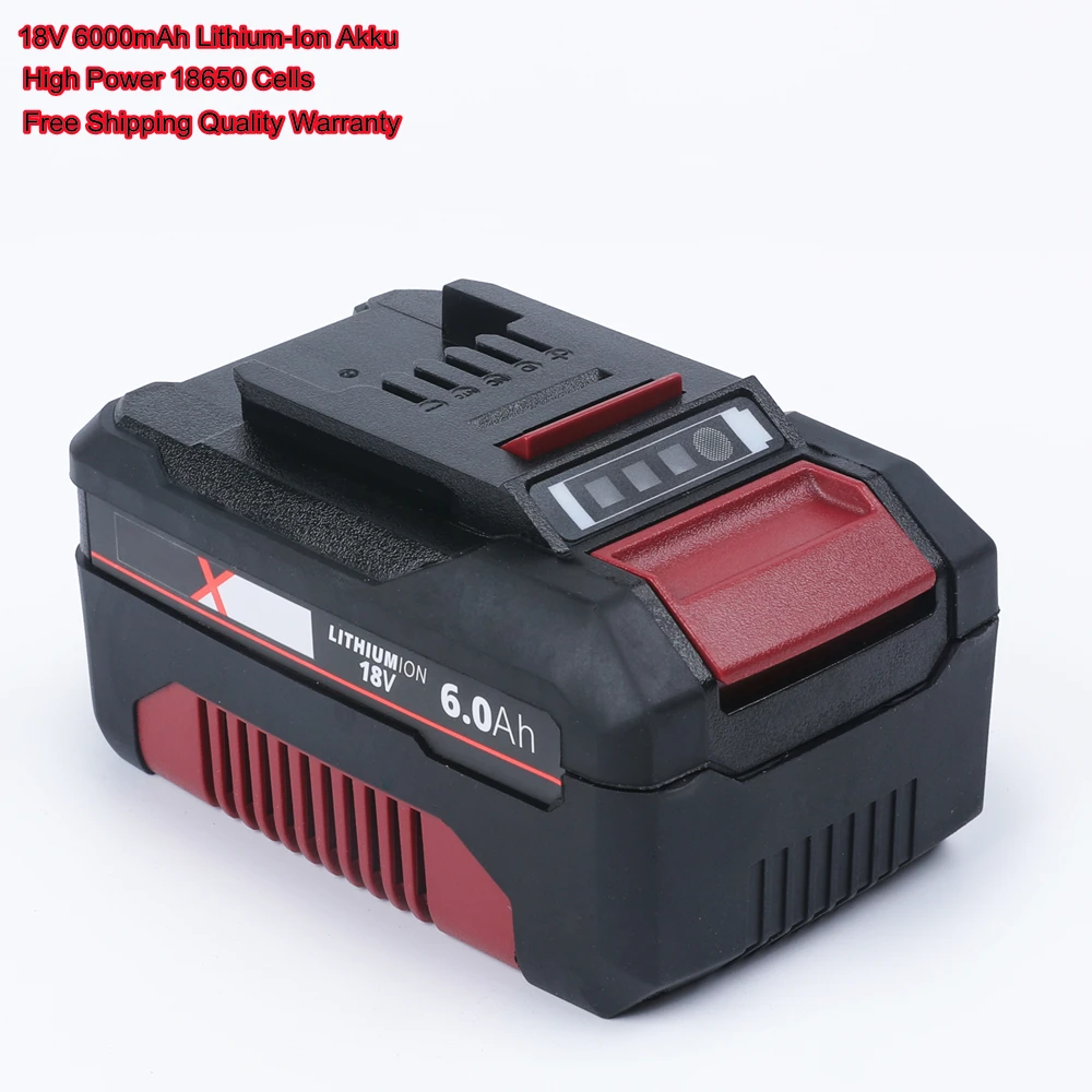 MXNNPOO New 18V 6.0Ah Lithium-ion Rechargeable Battery for 4511481 for Einhell 18-Volt Power X-Change Cordless Power Tools Ozito
MXNNPOO New 18V 6.0Ah Lithium-ion Rechargeable Battery for 4511481 for Einhell 18-Volt Power X-Change Cordless Power Tools Ozito
