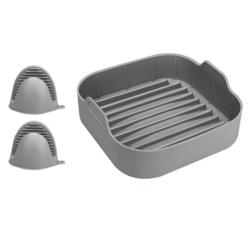 Air Fryer Silicone Pot,8 Inch Air Fryers Oven Basket, Replacement Of Parchment Paper Liners For 6.5 QT Or Bigger Square
Air Fryer Silicone Pot,8 Inch Air Fryers Oven Basket, Replacement Of Parchment Paper Liners For 6.5 QT Or Bigger Square