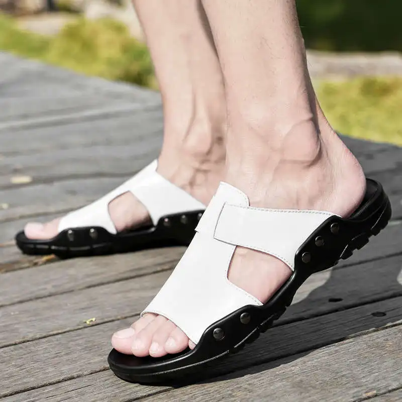 Leather Sandals Man Lacing Summer Shoes Supersoft Men's Loafers Red Bear Slippers Airy Tennis Designer For Top Brand Hunting
Leather Sandals Man Lacing Summer Shoes Supersoft Men's Loafers Red Bear Slippers Airy Tennis Designer For Top Brand Hunting