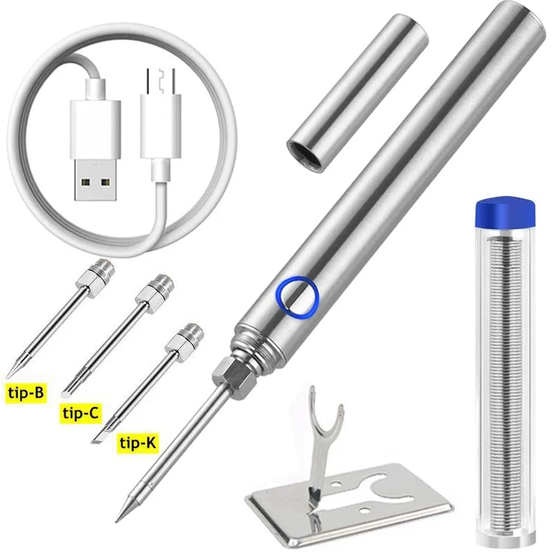 Электрический мини-паяльник с зарядкой через USB, сварочный инструмент, беспроводной портативный Электрический паяльник 5 в 20 Вт, Сварочная п...
Электрический мини-паяльник с зарядкой через USB, сварочный инструмент, беспроводной портативный Электрический паяльник 5 в 20 Вт, Сварочная п...