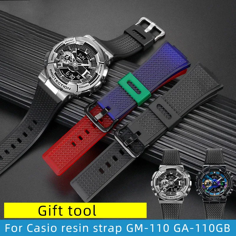 Men Sports Strap For Casio GM110 strap G-SHOCK small steel gun GM-110GB resin silicone watch strap accessories
Men Sports Strap For Casio GM110 strap G-SHOCK small steel gun GM-110GB resin silicone watch strap accessories
