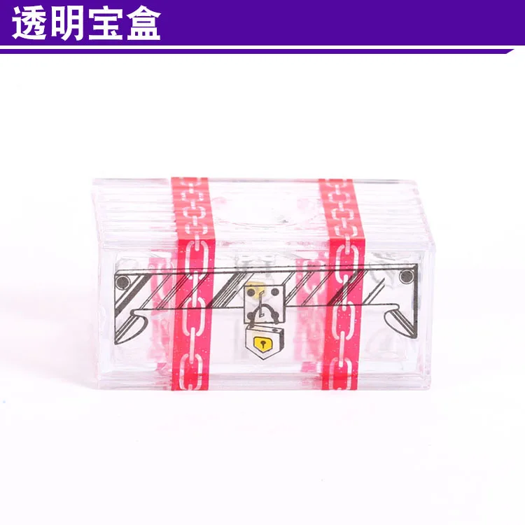 Classic Magic Transparent Treasure Box Transparent Magic Box Unopenable Box Children's Toys Close-up Magic Props
Classic Magic Transparent Treasure Box Transparent Magic Box Unopenable Box Children's Toys Close-up Magic Props