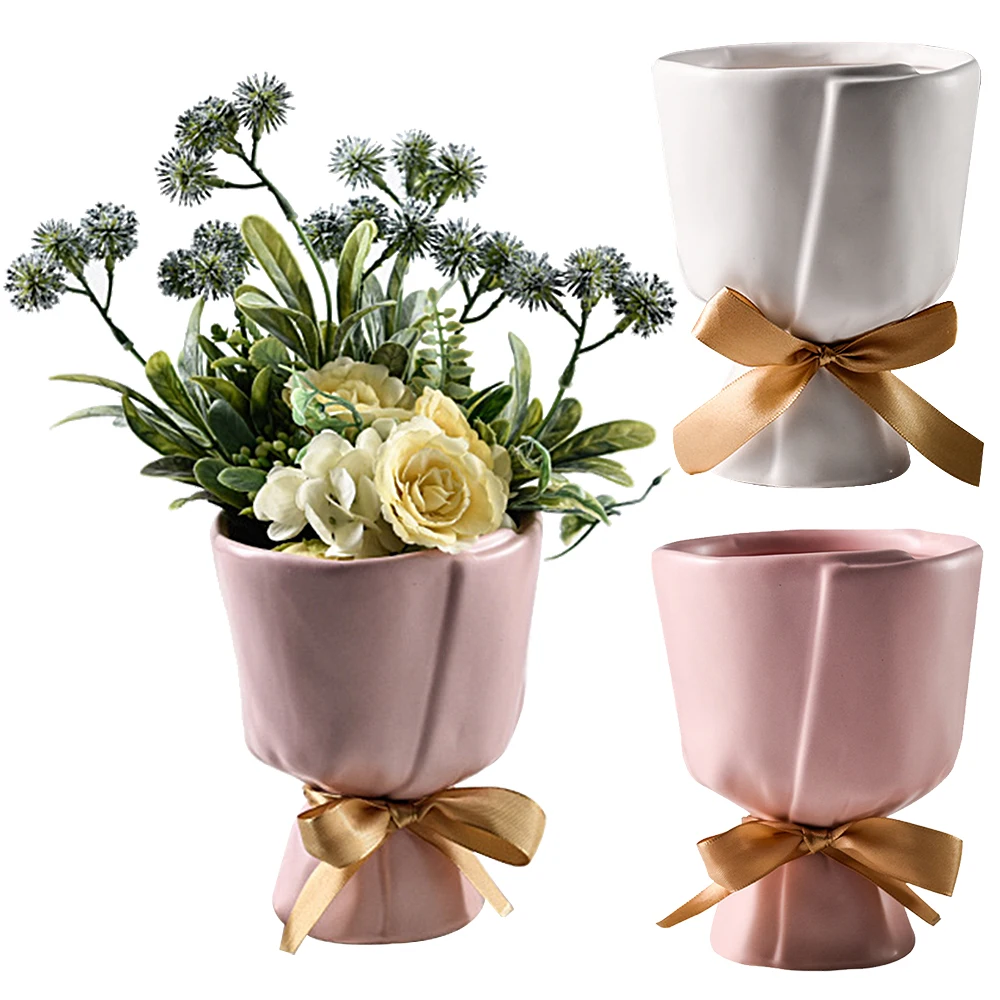 Ceramic Vase For Home Ornaments Nordic Dried Flower Pot Living Room Decoration Desktop Flower Vase Cachepot For Flowers Modern
Ceramic Vase For Home Ornaments Nordic Dried Flower Pot Living Room Decoration Desktop Flower Vase Cachepot For Flowers Modern