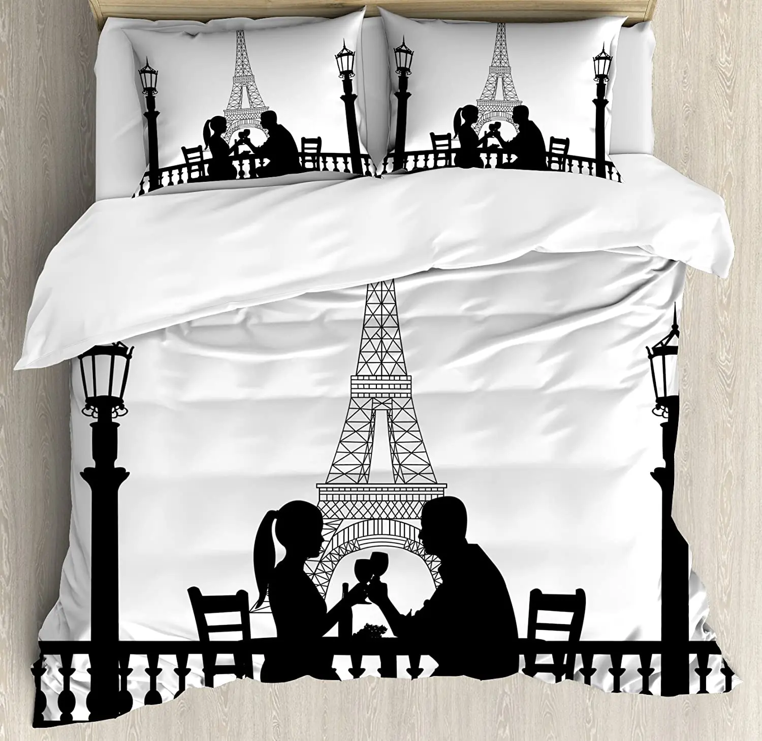Romantic Bedding Set For Bedroom Bed Home Couple in a Romantic Valentine's Dinner in front Duvet Cover Quilt Cover Pillowcase
Romantic Bedding Set For Bedroom Bed Home Couple in a Romantic Valentine's Dinner in front Duvet Cover Quilt Cover Pillowcase