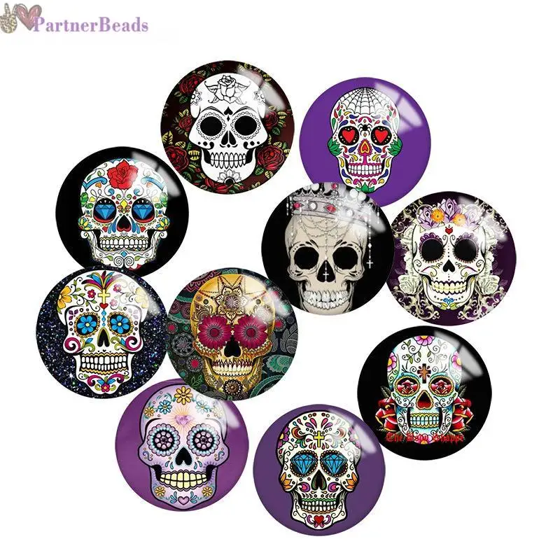Skull Round Photo Glass Cabochon Demo Flat Back Making Findings 20mm Snap Button N2801
Skull Round Photo Glass Cabochon Demo Flat Back Making Findings 20mm Snap Button N2801