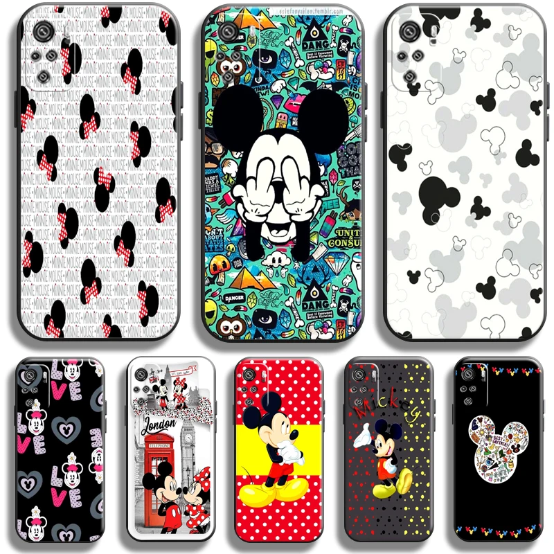 Mickey Minnie Mouse Phone Case For Xiaomi Redmi Note 10 10S Pro Redmi Note 10 10T 5G Funda Coque Liquid Silicon Black
Mickey Minnie Mouse Phone Case For Xiaomi Redmi Note 10 10S Pro Redmi Note 10 10T 5G Funda Coque Liquid Silicon Black