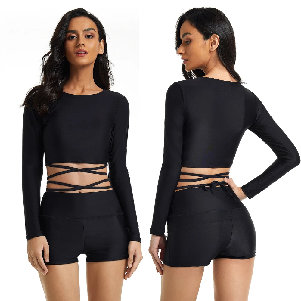 Separated Sport Tankini Swimsuit Shorts Black Swimwear And Swimming Trunks Feminine Whole Bikini Set Rashguard Women's Fitness M
Separated Sport Tankini Swimsuit Shorts Black Swimwear And Swimming Trunks Feminine Whole Bikini Set Rashguard Women's Fitness M