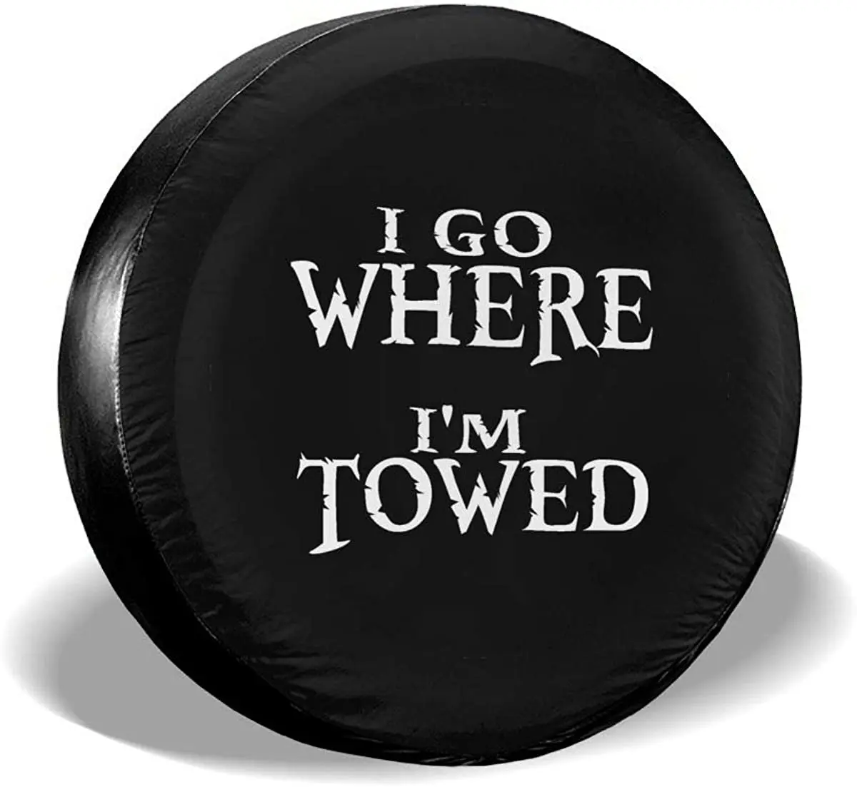 Spare Tire Covers I Go Where I'm Towed Universal Wheel Cover UV Protection Waterproof Dust-Proof Fit for Trailer Many Vehicle
Spare Tire Covers I Go Where I'm Towed Universal Wheel Cover UV Protection Waterproof Dust-Proof Fit for Trailer Many Vehicle