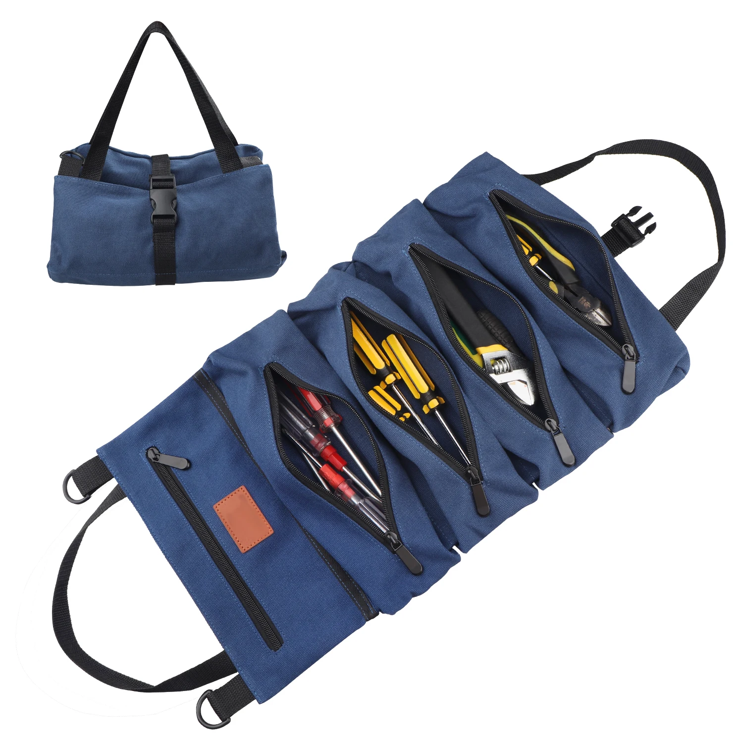Roll Up Multi-Purpose Wrench Screwdriver Organizer Tool Bag Hanging Zipper Carrier Tote Storage Bag 공구가방 Сумка Для Инструментов
Roll Up Multi-Purpose Wrench Screwdriver Organizer Tool Bag Hanging Zipper Carrier Tote Storage Bag 공구가방 Сумка Для Инструментов