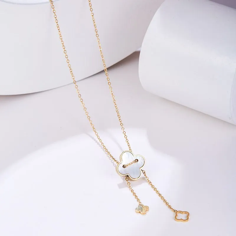 CHANGE BETTER Natural White Fritillaria Luck Plant Pendant Women Temperament Golden Texture Collar Vintage Necklace
CHANGE BETTER Natural White Fritillaria Luck Plant Pendant Women Temperament Golden Texture Collar Vintage Necklace
