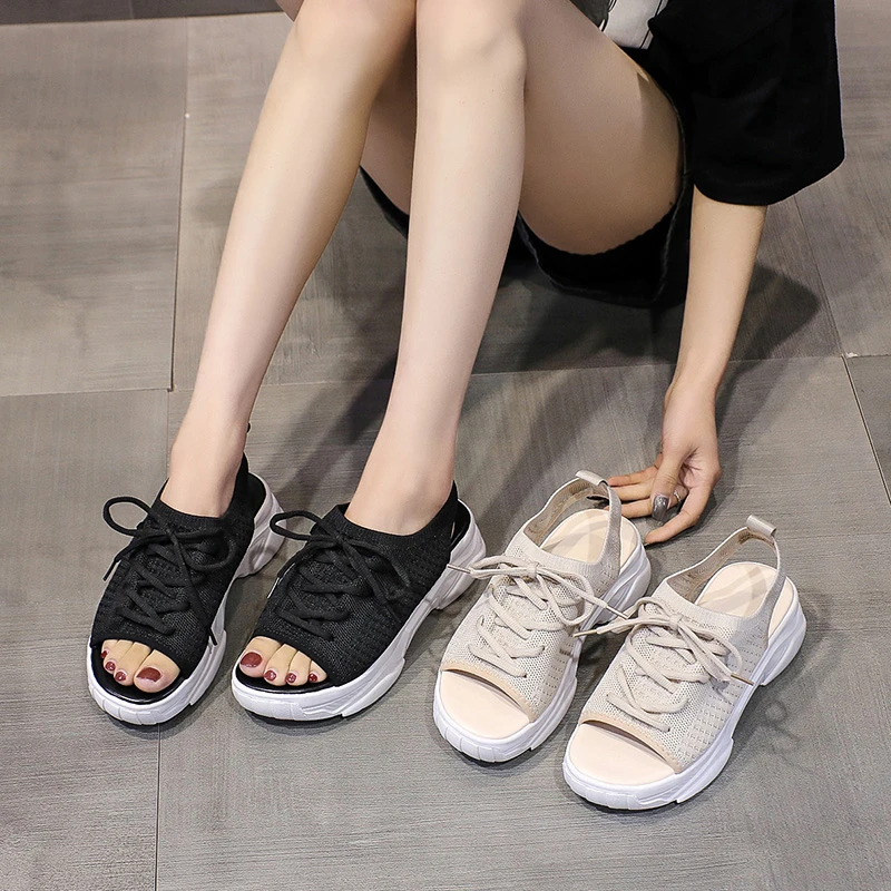 Women's Casual Sports Sandals 2022 Summer New Mesh Breathable Thick Sole Soft Sole Comfortable Lightweight Beach Women's Shoes
Women's Casual Sports Sandals 2022 Summer New Mesh Breathable Thick Sole Soft Sole Comfortable Lightweight Beach Women's Shoes