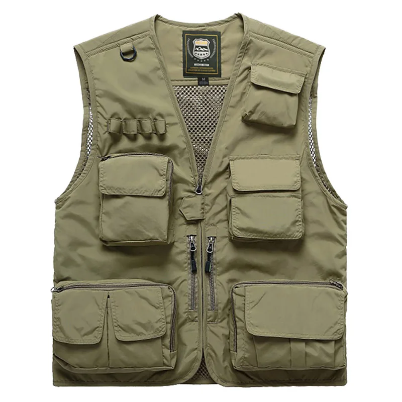 Large Size S-7XL Men's Summer Outdoor Fishing Mesh Vest Jacket Man Jungle Tactical Multi Pockets Travel Photography Waistcoats
Large Size S-7XL Men's Summer Outdoor Fishing Mesh Vest Jacket Man Jungle Tactical Multi Pockets Travel Photography Waistcoats